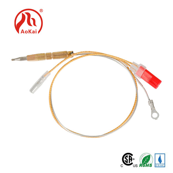 Brass Wire Thermocouple Flame Sensor ya Ovuni ya Gasi